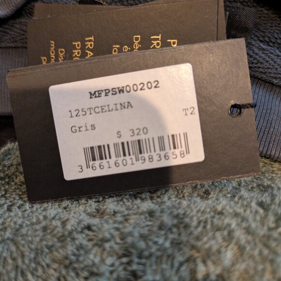 Maje Celine Dion 100% Cotton sweatshirt M - Picture 9 of 9